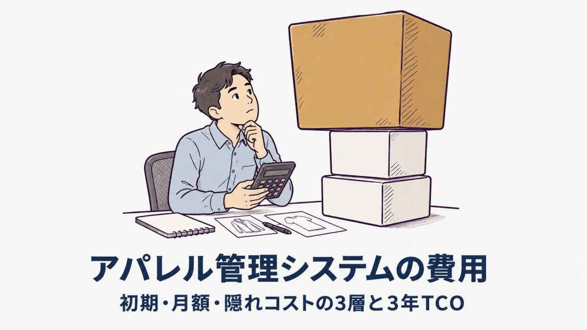 アパレル管理システムの費用・料金|導入形態別の費用構造と隠れコスト【2026年版】