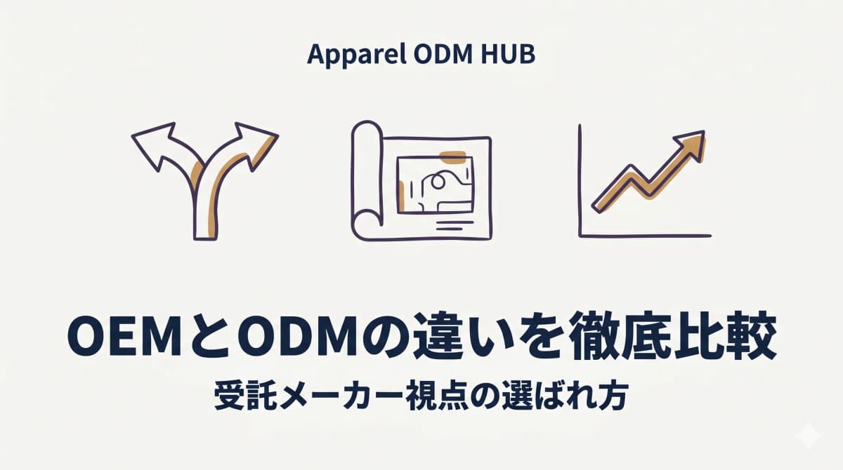 OEMとODMの違いを受託メーカー視点で完全解説|ODMで選ばれる会社の条件【2026年版】